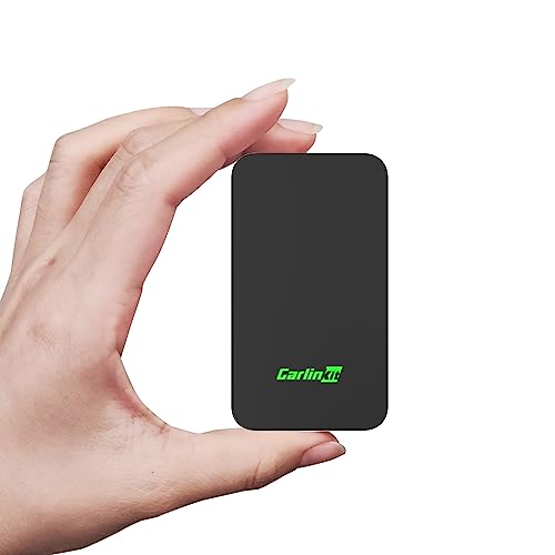 Carlinkit 2025 5.0 Carplay sem fios e adaptador Android automático sem fios, adaptador sem fios 2 em 1 converte com cabo a sem fio, com atualização online, para iOS 10 & Android 12