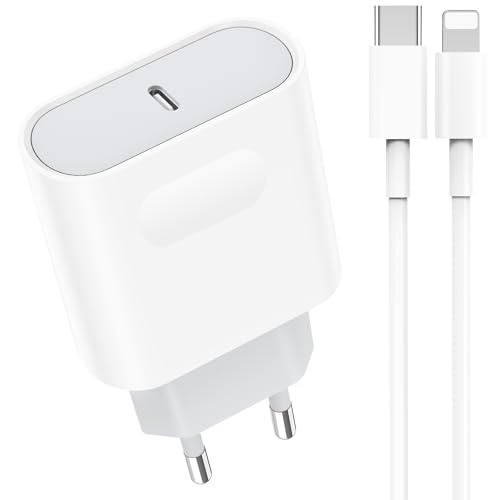 Carregador de carregamento rápido para iPhone 14/14 Pro/14 Pro Max/14 Plus 13 12 11 XS MAX XR X, 25W USB C tomada com 2M cabo cabeça adaptador parede Charger Corrient Trefard