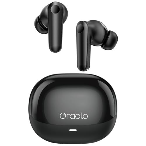 BUGANI Auriculares sem fios Bluetooth 5.4, capacetes sem fios cancelamento de ruído, auriculares sem fios desportivos 48H Headphones com carregamento rápido USB, IPX7 impermeável, ajuste confortável