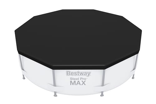 BETSWAY Cobertor de inverno redondo Ø 305 cm de PVC para piscinas preto