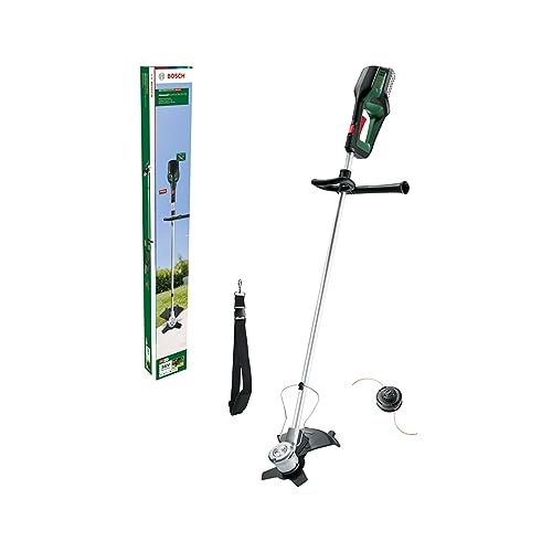 Bosch roçadora a bateria AdvancedBrushCut 36 V - 23-750 (para tarefas exigentes de HELIUce; sistema de 36 volts; diâmetro de corte: 33 cm (fio), 23 cm (lâmina); sem bateria)