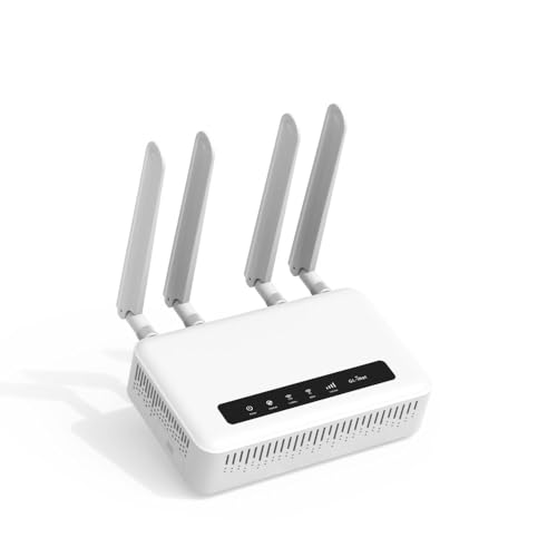 GL-X2000 (Spitz Plus) Router 4G LTE com gateway de telemóvel para casa, empresas, casas de viagem, CAT 12, Router Wifi 6, antenas removíveis, duplo SIM, OpenVPN (apenas UE)