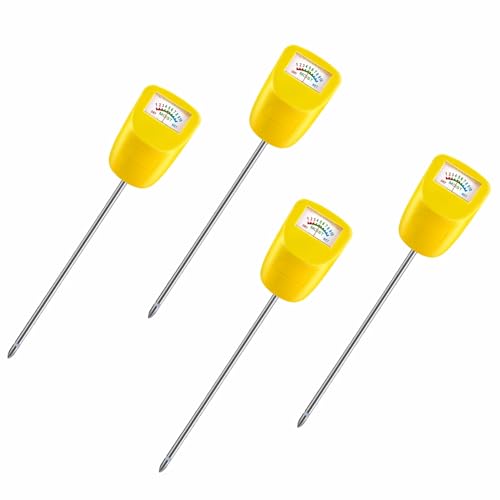 XLUX Medidor de solo para plantas, sensor de humidade do solo, monitor de água para jardinagem, agricultura, casa, plantas de interior e exterior flor, embalagem de 4