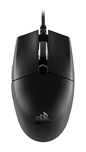 Corsair KATAR PRO XT Rato de jogo FPS ultraleve com cabo - 18.000 DPI - forma simétrica compacta - botões Quickstrike - compatível com iCUE - PC, Mac, PS5, PS4, Xbox - preto