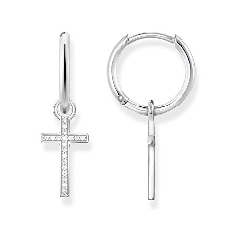 Thomas Sabo Brincos de aro prata esterlina 925
