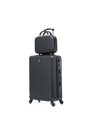 CELIMS - Malas leves aprovadas por mais de 100 companhias aéreas, para viajar com confiança, Preto, Jogos de malas