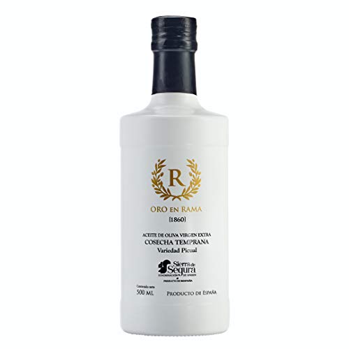 ORO EN RAMA | Azeite de azeitona virgem extra picual de Jaén | nova costura 24/25 | Prémio melhor EVOO verde de colheita precoce | DOP serra de segurança | sabor frutado intenso