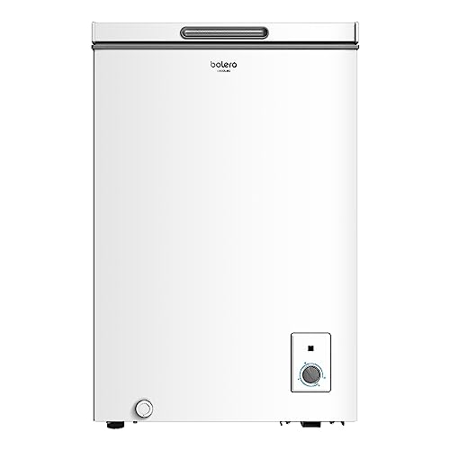 Cecotec Congelador horizontal 99L Bolero CoolMarket Chest 99 White E. Altura 83,5 cm, 47,6 cm de largura, baixo consumo, dupla fuction: Frigorífico e frigorífico, controlo mecânico, cesta interior