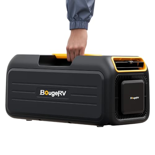 BougeRV Ar condicionado portátil de 3500 BTU, 5 em 1, CA 100 V-240 V, alcance de 3 m, mini ar condicionado com alça, adequado para auto-caravanas, tendas, camiões e campismo