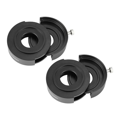 Svbony SV226 M42-M48 Telescópio filtro gaveta, roda de filtros telescópio design de ímã duplo compatível com filtro de 1,25" e 2", adaptador telescópico para fotografia de céu profundo (2 peças)