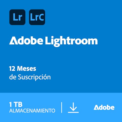 Adobe Lightroom and Lightroom Classic 1TB | Código de activación enviado por email