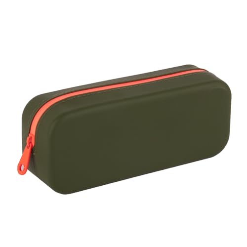 APLI - Estojo escolar de silicone bicolor