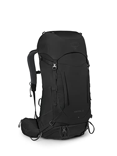 Osprey Kestrel Mochilas de caminhada para homens - design duradouro para qualquer ambiente ao ar livre - painel traseiro Airscape - capa de chuva incluída