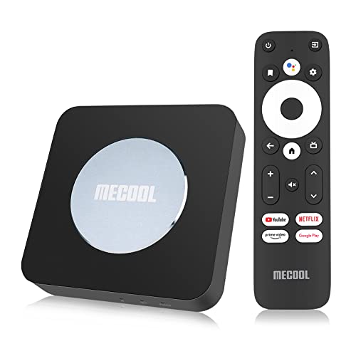 Android TV Box 11 KM2 Plus 2G+16G com Netflix certificado S905X4-B 4K Streaming Media Player assistente de voz Google Disney Prime vídeo WiFi 5 Dual Band LAN BT 5.0 Android