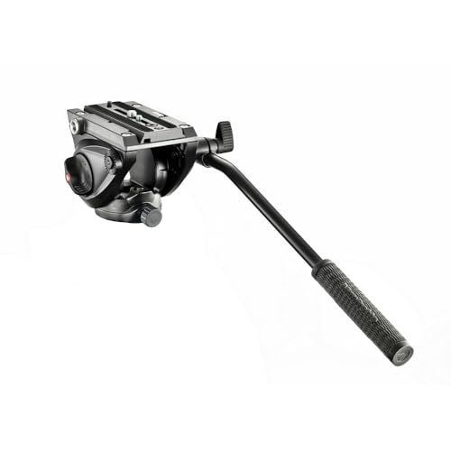 Manfrotto MVH500AH - Rótula para tripé preto e vermelho