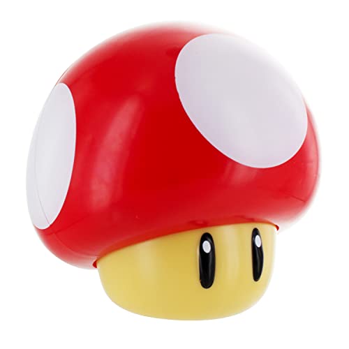 Figura de cogumelo Super Mario Bros - produto oficial, com som, presente para crianças e acessórios de quarto