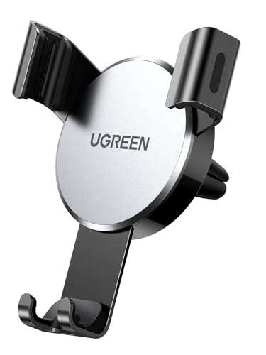 UGREEN Suporte móvel para carro, suporte de telemóvel carro por gravidade para ventilação, carro Phone Holder universal para iPhone 16/15/14 Plus Pro MAX, Xiaomi/Redmi Note 11, Galaxy S24 Ultra S23