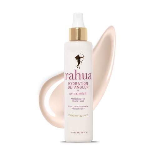 Rahua Hydration Detangler Barreira UV, 193 ml / 6,5 fl oz, fórmula hidratante suaviza o cabelo, suaviza o frizz, evita quebras e danos, cria cabelos instantaneamente escováveis
