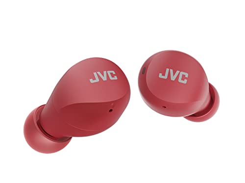 JVC Auriculares sem fios Gumy Mini - capacetes Bluetooth (5.1) pequenos e leves, com 3 modos de som, resistência à água (IPX4) e bateria 23H. Auriculares desportivos e para casa - HA-Z66T-R