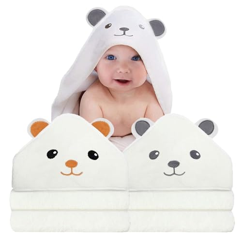 ROXANEPIG 2 peças toalha bebé - toalha de banho com capuz para bebé - toalhas bebé com capuz de animais 0-3 anos - roupão de banho - presentes para bebés recém-nascidos