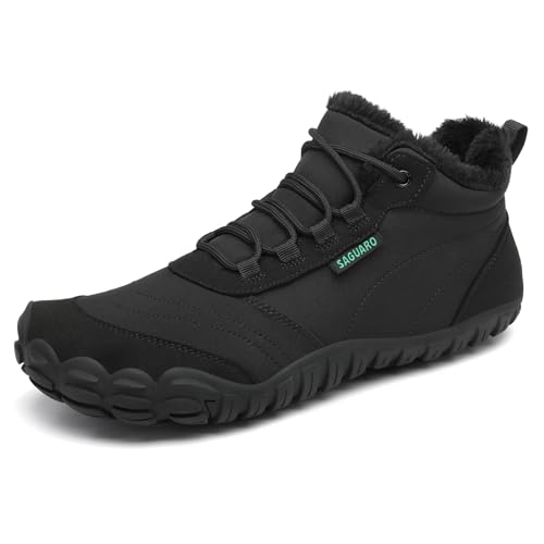 SAGUARO Barefoot botas inverno quente botas neve pour homem mulher Gr.36-48