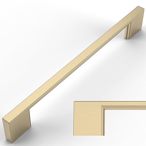 Amerdeco 6 peças puxadores cozinha 160 mm puxadores armários ouro puxador porta puxadores gavetas de liga de zinco móveis puxador UK0019