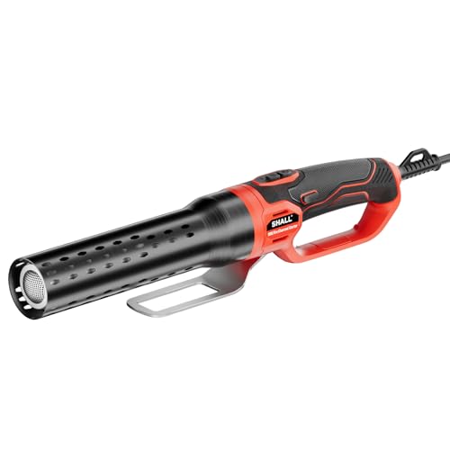 Shall Isqueiro de carvão elétrico de 1850 W, pistola de calor, calor sem químicos, para fumadores de churrasco, isqueiros de churrasco,