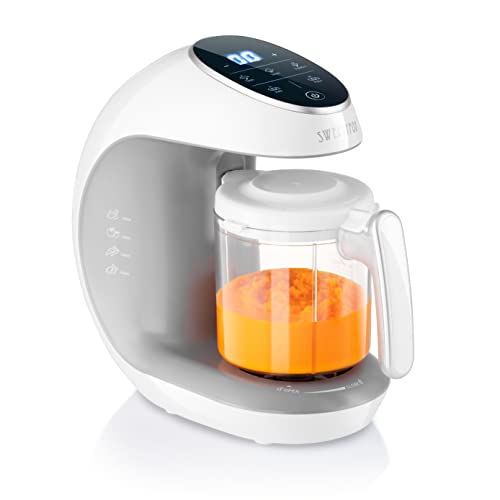 Robot cozinha bebé - multifunções 7 em 1 para bebés - a vapor, processador de alimentos, limpeza automática, esterilizado, reaquecer, descongelar, robot de cozinha bebé