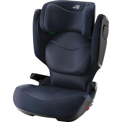 BRITAX RÖMER Cadeira de carro infantil KIDFIX PRO M, para crianças de 100 a 150 cm (i-Size) com e sem ISOFIX, 3,5-12 anos, azul noturno - estilo