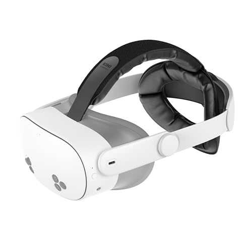KIWI design K4 Alça de cabeça confortável compatível com Meta Quest 3S/Quest 3