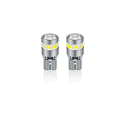 XELORD T10 W5W LED 194 168 lâmpada 6000K branco tipo cunha lâmpadas 12 V lâmpadas de matrícula de carro, luzes laterais, posição, luz de cortesia (2 peças)