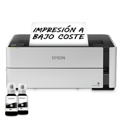 Impressora monocromática EcoTank ET-M1170 A4 com tanque de tinta e conexão Wi-Fi