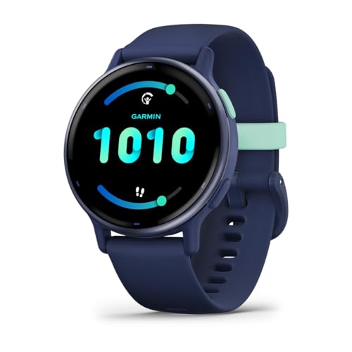 Garmin Vivoactive 5, Smartwatch com GPS, ecrã AMOLED, funções essenciais de saúde e forma física e até 11 dias de autonomia