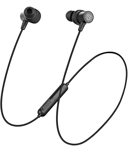 SoundPEATS Q30 HD+ Auriculares Bluetooth estéreo magnéticos In-Ear IPX5 capacetes Bluetooth resistentes ao suor com microfone para desportos, sérios integrados, controladores aptX-HD de 10 mm, 12