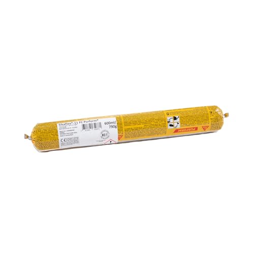 SIKA - Massa adesiva multiusos - Sikaflex 11 FC Purform, branco, junta e cola, selador poliuretano multisuportes - interior e exterior, 600 ml