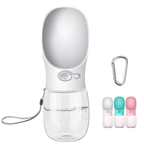 COTOP Garrafa de água para cães, 350/550 ml garrafa de viagem para passear para cães, dispensador de bebidas para cachorros caneca portátil para beber para animais de estimação ao ar livre, presente