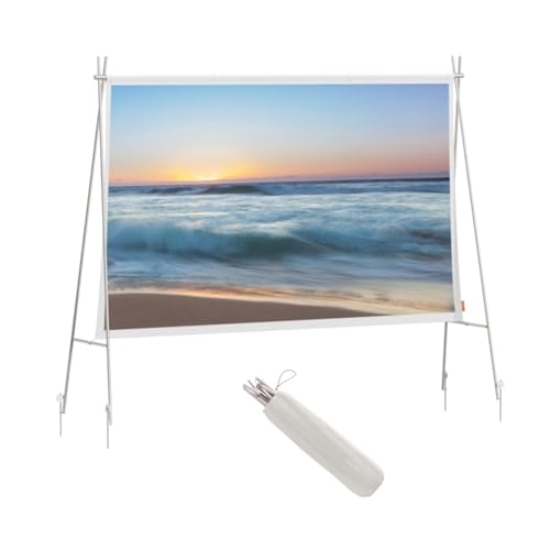 XGIMI 2025 Nova tela de projeção portátil para exteriores de 70" dobrável e leve, acampamento/jardim compatível com projetores de longo alcance MoGo 3 Pro/Halo+/Elfin Flip/Horizon Ultra