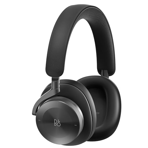 Bang & Olufsen Beoplay H95 Auriculares de luxo sem fios Bluetooth de diadema com cancelamento de ruído, 6 microfones, até 50 horas de automonomia, capacetes e estojo de alumínio Black Anthracite