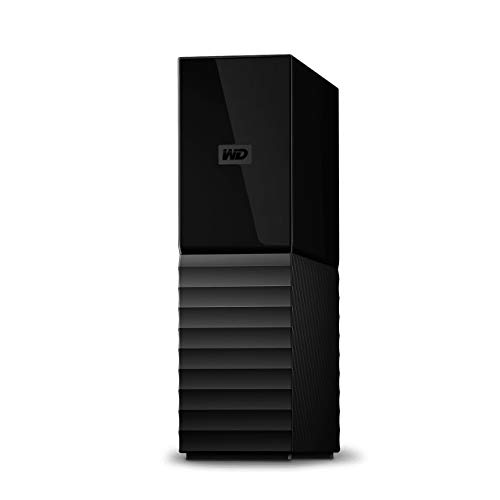 Western Digital 16TB My Book Disco rígido externo de mesa, USB 3.0, software para gestão de dispositivos, cópia de segurança e proteção com senha, funciona com PC e Mac, Multicolor