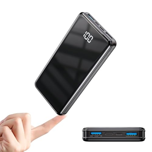 Slimmest Bateria externa carregamento rápido 12000 mAh Power Bank USB C com PD 22,5 W carregador móvel portátil de grande capacidade compatível com lanterna para iPhone 13 12 11 X Pro MAX Samsung S21