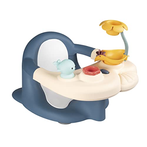 Smoby - Little Smoby Carrinho de banho para bebé, com mesa de atividades, inclui ventosa para fixação, adequado a partir de 6 meses (7600140404)