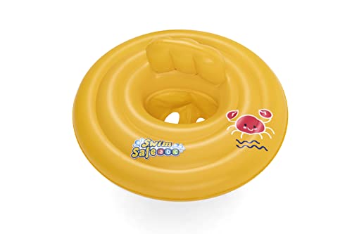 Bestway Swimming Float Inflatable for Infants | Round 3-Ring insuflável Baby Boat Float for Toddlers Boys and Girls, Idade 0-12 meses