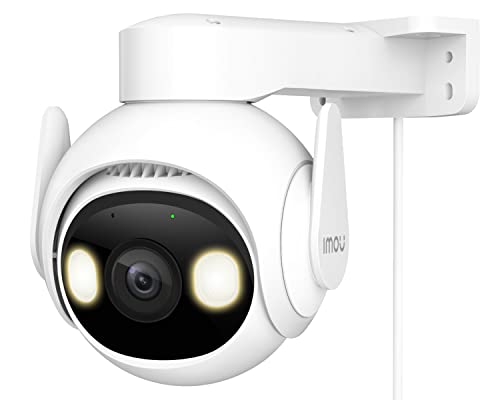 Imou 2023 3K 5MP Câmara vigilância Wi-Fi exterior com visão noturna colorida, áudio bidirecional, detecção inteligente de humano/veículo, rastreamento automático, alarme de luz e som, IP66