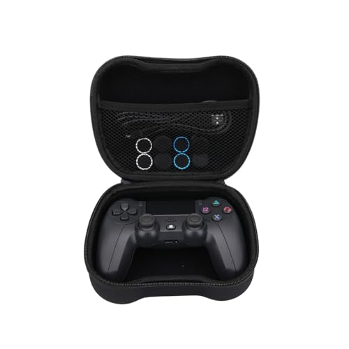 Pack comando NK para PS4 / PS3 / PC/telemóvel sem fios - Wireless Controller, 2-Shock, 6 eixos, painel de toque, entrada auriculares, cabo de carregamento, 8 x Joystick Grips, capa de comando - preto