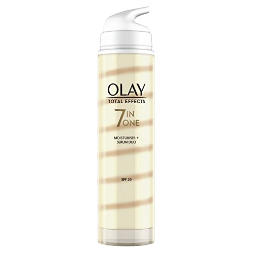 Olay Total Effects 7en1 Duo creme facial hidratante com SPF20 40 ml, branco