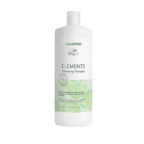 Wella Professionals Elements - Champú Renovador - Cabello y Cuero Cabelludo Saludables - Sin Siliconas ni Sulfatos - Todo tipo de cabellos - Aloe Vera