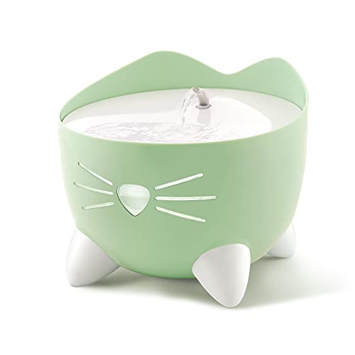 Bebedor fonte para gatos - cor verde