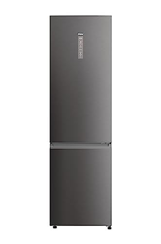 Haier 2D 60 Series 5 Pro HDPW5620ANPD Frigorífico Combi, 409L, WIFI, Motor Inverter, My Zone, gaveta Humidity Zone, total sem rost, largura 59,5 cm, garrafa dobrável, luz LED, Inox escuro