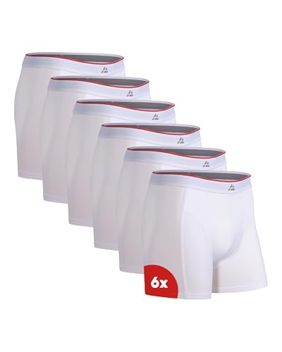 DANISH ENDURANCE Cuecas homem boxer de bambu, com ou sem bolso, macias e elásticas, 6 pacotes - cuecas bambu homem, boxers homem pack