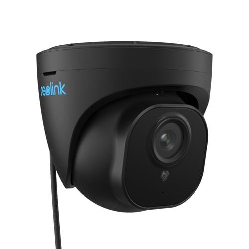 Reolink 4K 8MP Câmara de vigilância PoE exterior com deteção pessoas/veículos / animal de estimação, cúpula IP câmara de segurança impermeável, alerta inteligente, gravação de áudio, lapso de tempo,
